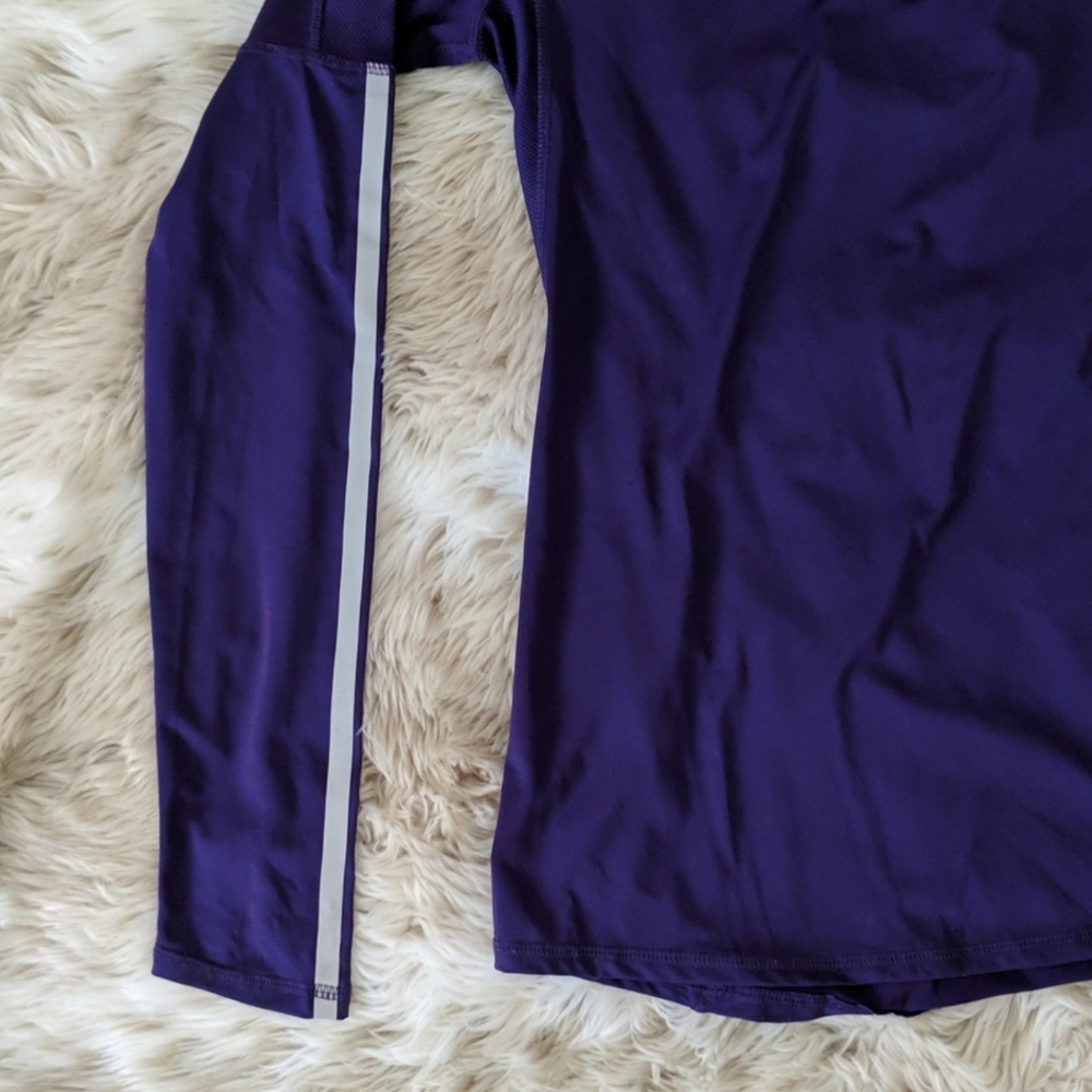 Purple Reflective Gym Top - Picture 4 of 7